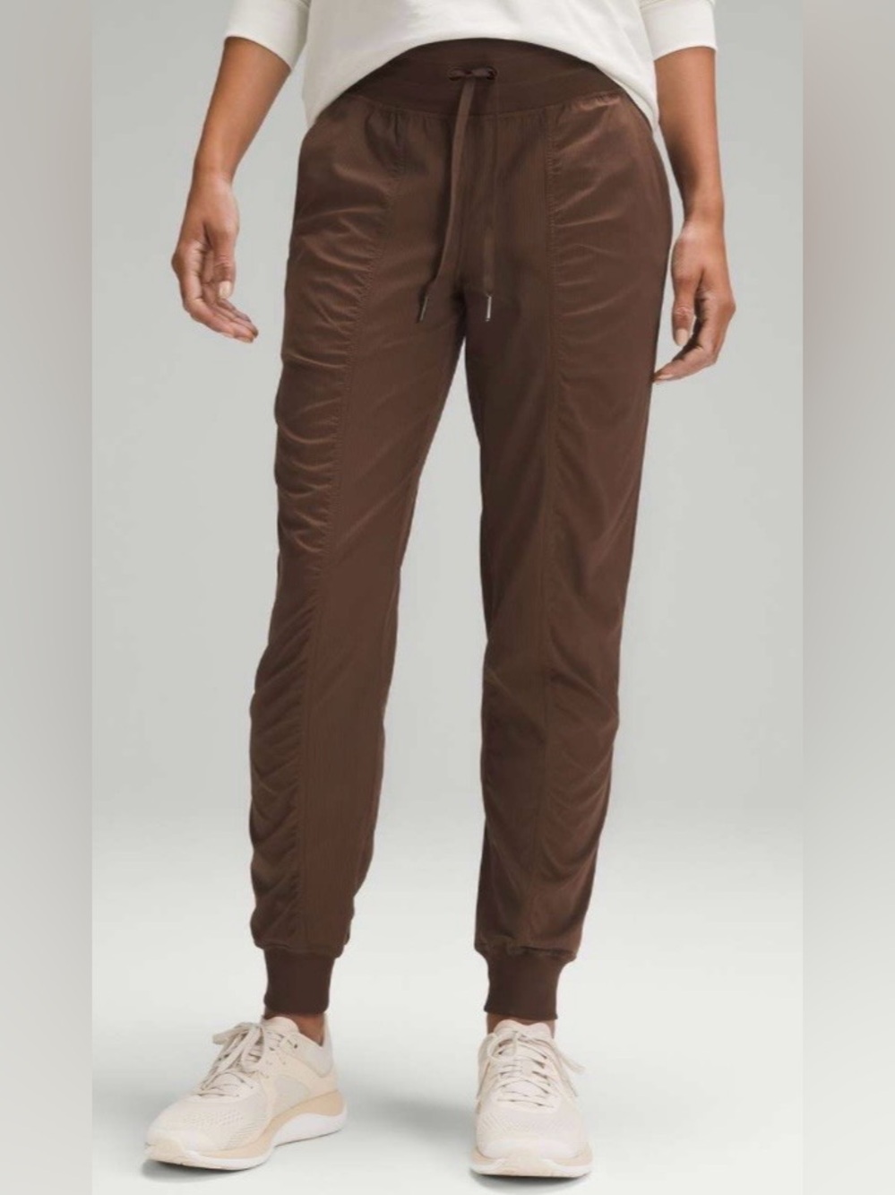 Lululemon Dance Studio Pants Brown Drawstring Jogger Size 4
